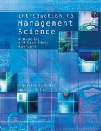 Introduction To Management Science di Frederick S. Hillier, Mark S. Hillier edito da Mcgraw-hill Education - Europe