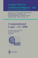 Computational Logic - CL 2000 di J. Lloyd, V. Dahl, U. Furbach edito da Springer Berlin Heidelberg