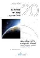 SPACE LAW IN EUROPEAN CONTEXT HB di Philippe Clerc edito da Eleven International Publishing