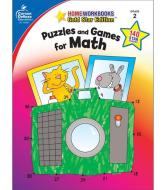 Puzzles and Games for Math, Grade 2: Gold Star Edition edito da CARSON DELLOSA PUB