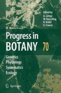 Progress in Botany 70 edito da Springer Berlin Heidelberg