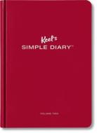 Keel's Simple Diary Volume Two (dark Red) di Philipp Keel edito da Taschen Gmbh