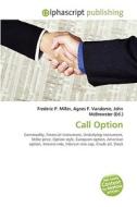 Call Option di #Miller,  Frederic P. Vandome,  Agnes F. Mcbrewster,  John edito da Vdm Publishing House