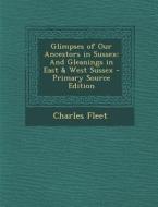 Glimpses of Our Ancestors in Sussex: And Gleanings in East & West Sussex - Primary Source Edition di Charles Fleet edito da Nabu Press