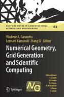 Numerical Geometry, Grid Generation and Scientific Computing edito da Springer International Publishing