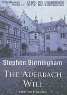 The Auerbach Will di Stephen Birmingham edito da Brilliance Corporation