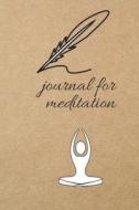 Journal for Meditation: Blank Line Journal di Thithiadaily edito da LIGHTNING SOURCE INC