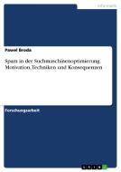 Spam in der Suchmaschinenoptimierung. Motivation, Techniken und Konsequenzen di Pawel Broda edito da GRIN Publishing