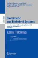 Biomimetic and Biohybrid Systems edito da Springer Berlin Heidelberg