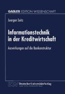 Informationstechnik in der Kreditwirtschaft edito da Deutscher Universitätsvlg