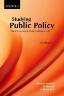 Studying Public Policy di Michael Howlett, M. Ramesh, Anthony Perl edito da Oxford University Press