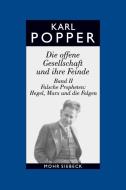 Karl R. Popper-Gesammelte Werke: Band 6: Die Offene Gesellschaft Und Ihre Feinde. Band II: Falsche Propheten: Hegel, Marx Und Die Folgen di Karl R. Popper edito da Mohr Siebeck