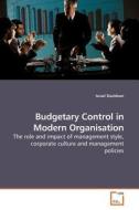 Budgetary Control in Modern Organisation di Israel Davidson edito da VDM Verlag