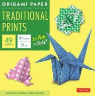 Origami Paper - Traditional Prints - 8 1/4" - 49 Sheets edito da Tuttle Publishing