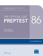 The Official LSAT Preptest 86: (nov. 2018 Lsat) di Law School Council edito da LAW SCHOOL ADMISSION COUNCIL