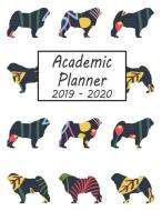 Academic Planner 2019 - 2020: Pug Dog Weekly and Monthly Planner, Academic Year July 2019 - June 2020: 12 Month Agenda - di Petly Books edito da INDEPENDENTLY PUBLISHED