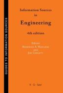 Information Sources in Engineering edito da Walter de Gruyter