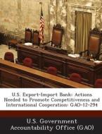 U.s. Export-import Bank edito da Bibliogov