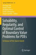 Solvability, Regularity, and Optimal Control of Boundary Value Problems for PDEs edito da Springer International Publishing