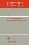 ECI Conference 1976 edito da Springer Berlin Heidelberg