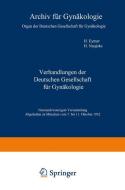 Verhandlungen der Deutschen Gesellschaft für Gynäkologie edito da J.F. Bergmann-Verlag