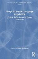 Usage In Second Language Acquisition edito da Taylor & Francis Ltd