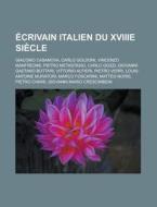 Crivain Italien Du Xviiie Si Cle: Giaco di Livres Groupe edito da Books LLC, Wiki Series