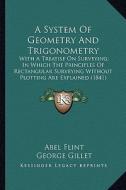 A   System of Geometry and Trigonometry a System of Geometry and Trigonometry: With a Treatise on Surveying; In Which the Principles of Recwith a Trea di Abel Flint edito da Kessinger Publishing