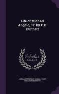 Life Of Michael Angelo, Tr. By F.e. Bunnett di Herman Friedrich Grimm, Fanny Elizabeth Bunnett edito da Palala Press