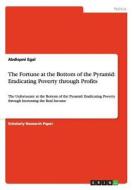 The Fortune at the Bottom of the Pyramid: Eradicating Poverty through Profits di Abdiqani Egal edito da GRIN Publishing