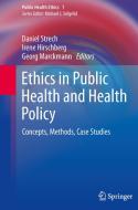 Ethics in Public Health and Health Policy edito da Springer Netherlands