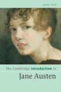 The Cambridge Introduction to Jane Austen di Janet Todd edito da Cambridge University Press