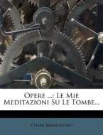 Le Mie Meditazioni Su Le Tombe... di Cesare Brancadoro edito da Nabu Press