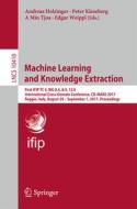 Machine Learning and Knowledge Extraction edito da Springer International Publishing