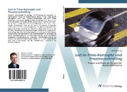 Just-in-Time-Konzepte und Prozesscontrolling di Andreas Urban edito da AV Akademikerverlag