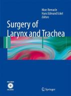 Surgery of Larynx and Trachea edito da Springer Berlin Heidelberg