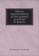 Tabular Representation Of The Present Condition Of Boston di Ellis Sylvester Chesbrough edito da Book On Demand Ltd.