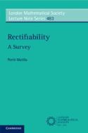 Rectifiability: A Survey di Pertti Mattila edito da CAMBRIDGE