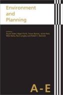 Environment and Planning di Stuart Elden edito da SAGE Publications Ltd