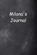 Milana Personalized Name Journal Custom Name Gift Idea Milana: (notebook, Diary, Blank Book) di Distinctive Journals edito da Createspace Independent Publishing Platform