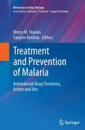Treatment and Prevention of Malaria edito da Springer Basel