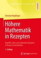 Höhere Mathematik in Rezepten di Christian Karpfinger edito da Springer-Verlag GmbH