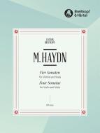 Vier Sonaten für Violine und Viola di Michael Haydn edito da Breitkopf & Härtel