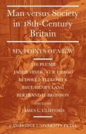 Man Versus Society in Eighteenth-Century Britain di James L. Clifford edito da Cambridge University Press