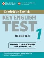 Cambridge Key English Test 1 Teacher's Book di Cambridge ESOL edito da Cambridge University Press