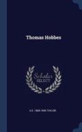Thomas Hobbes di A. E. Taylor edito da CHIZINE PUBN