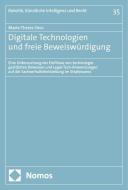 Digitale Technologien und freie Beweiswürdigung di Marie-Theres Hess edito da Nomos Verlagsges.MBH + Co