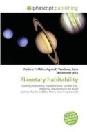 Planetary habitability edito da Alphascript Publishing