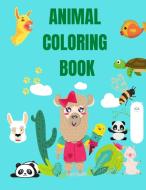 Animal Coloring Book di Mary Wayne edito da Happy Colors