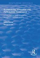Sustainability, Innovation And Participatory Governance di Hubert Heinelt edito da Taylor & Francis Ltd